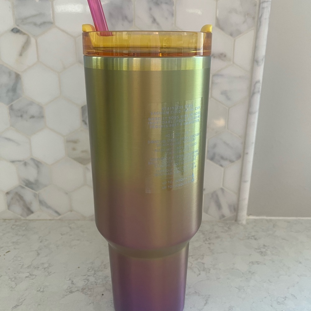 Starbucks Stanley Gradient Tumbler with Purple Handle - Picture 2 of 7